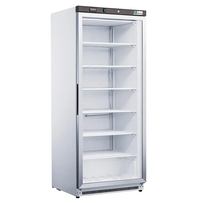Promotion Saisonnière Armoire réfrigérée négative 1 porte vitrée finition blanche température -15/-20°c - 555 l