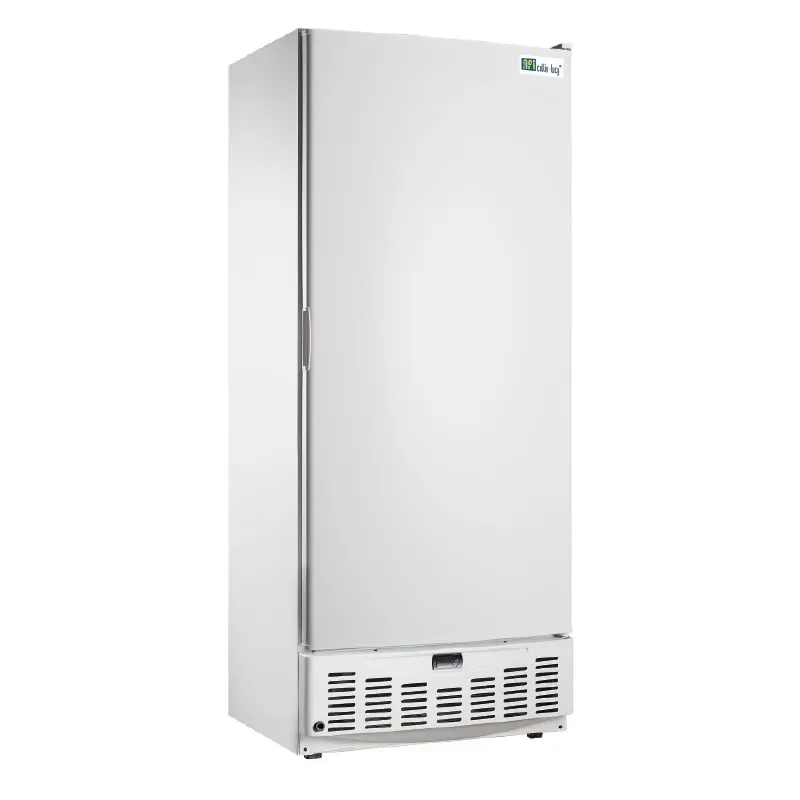 Armoire réfrigérée positive blanche porte pleine laquée température +1/+8 °c - 455 l Pas Cher