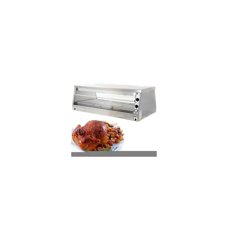 Paiement Sécurisé Archwayvitrine extra large maintien chaud pour poulets type kfc avec humidificateur