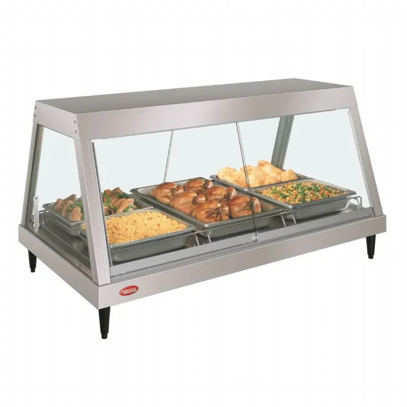 Meilleur Choix Vitrine de maintien chaud sans humidification 1 niveau -l = 1156 mm