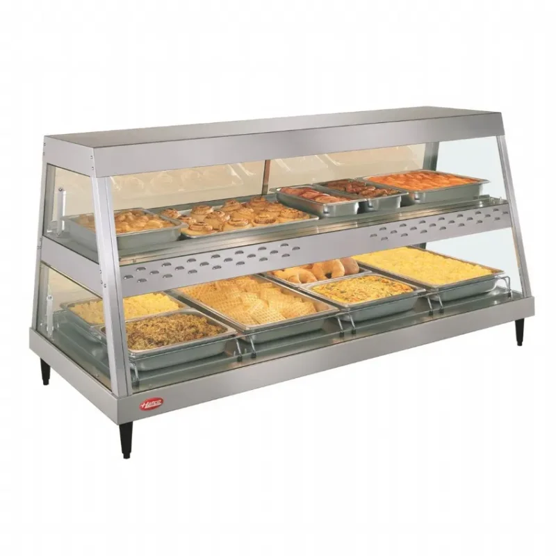 Offre Limitée Vitrine maintient chaud sans humidification 2 niveau - l = 1486 mm