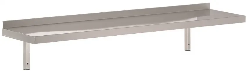 Authentique Étagère en inox 1000 inclu consoles murales