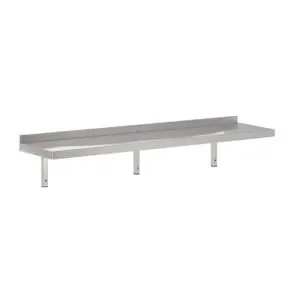 Étagère en inox 1800 inclu consoles murales Réduction