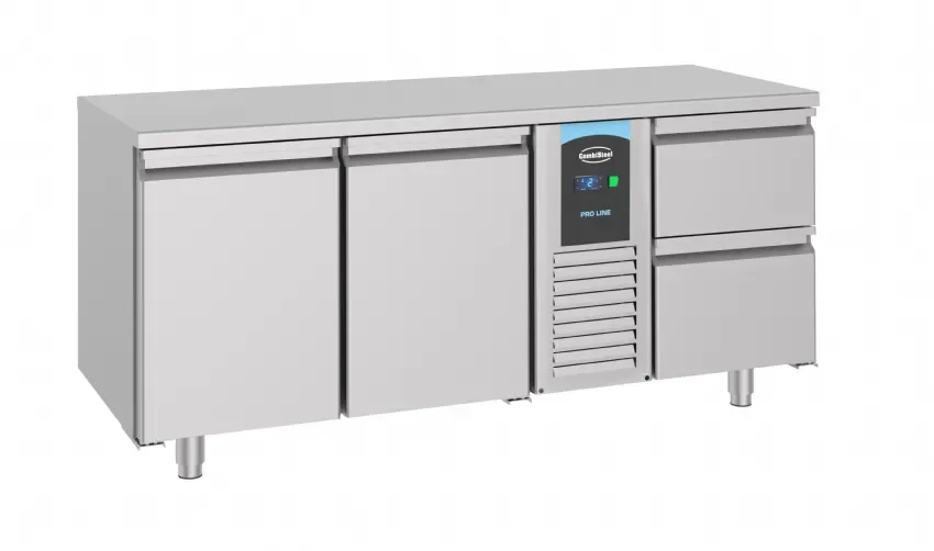 Commande En Gros Table réfrigérée 2 portes et 2 tiroirs refrigeree monoblock