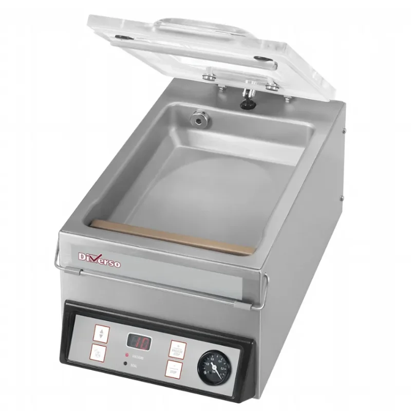 Populaire Machine sous vide, couvercle bombé, cuve acier inox - 4 m3/h