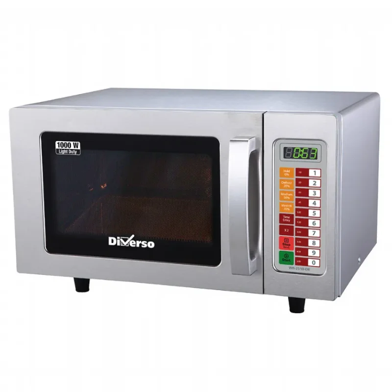 Four micro-ondes en inox,1000 w. (25 lt), digital Réduction