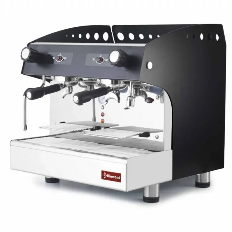 Petit Prix Machine à café profesionnelle 2 groupes, automatique - noir