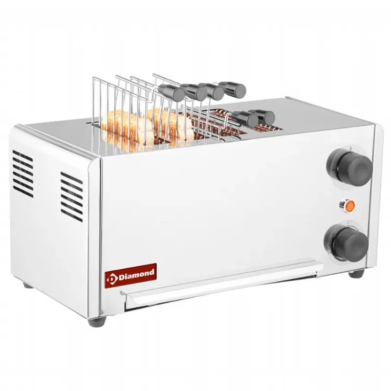 Offre Exclusive Toaster (croque-monsieur) électrique 4 pinces - acier inox.