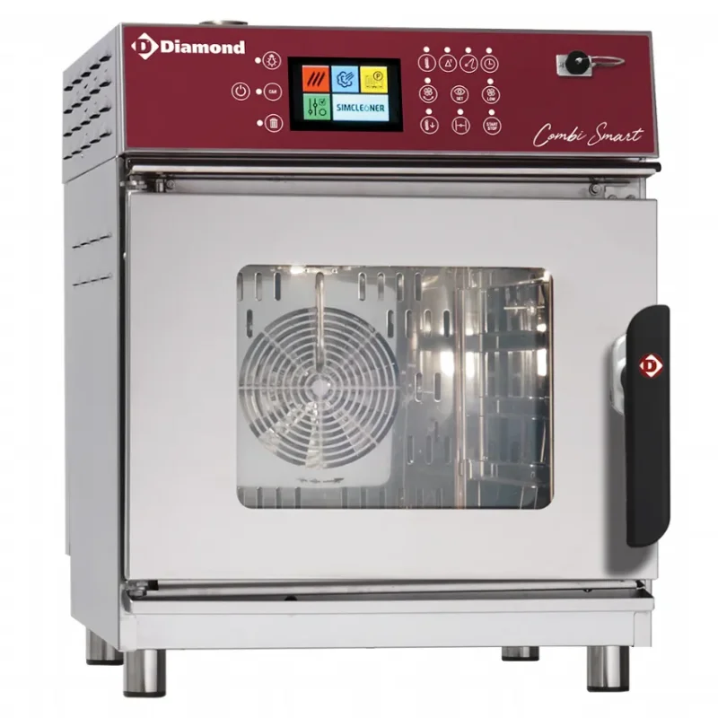 Nouvelle Collection Four vapeur/convection électrique, 4x gn2/3 ecran tactile + nettoyage automatique