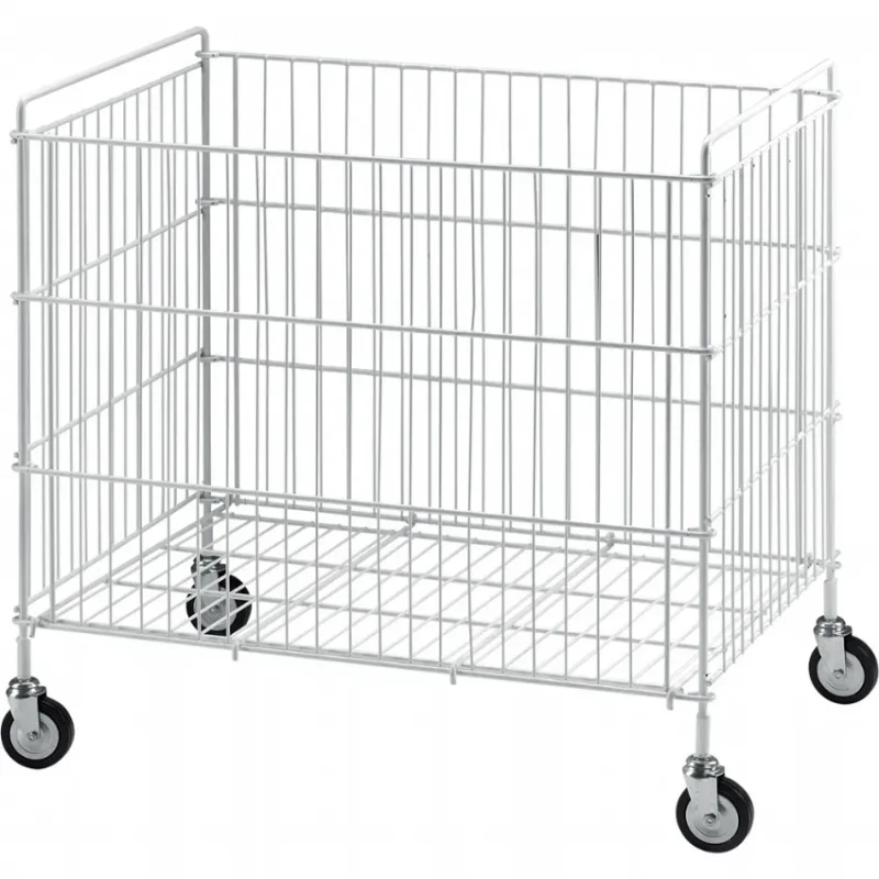Panier à linge sur roulettes, pliant Soldes