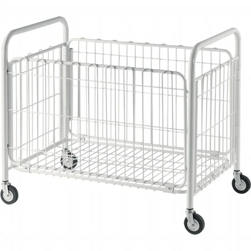 Prix Cassé Panier à linge sur roues, pliant dim. 980x600xh870