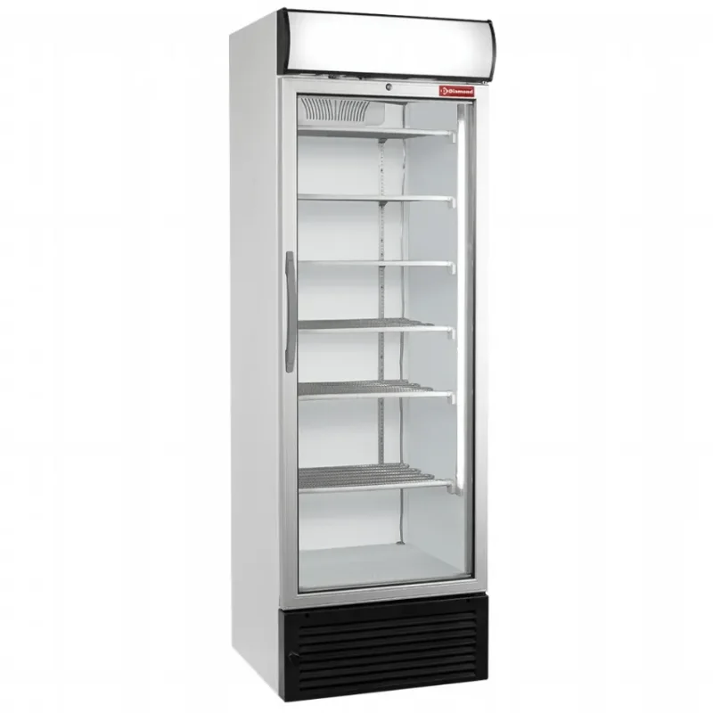 Jusqu’à Épuisement Des Stocks Vitrine t° négative, statique/ventilée, 500 lt., avec caisson lumineux