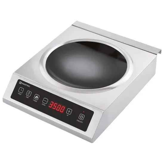 Wok à induction à poser monophasé diamètre 280 mm puissance 3,5 kw Vente Directe