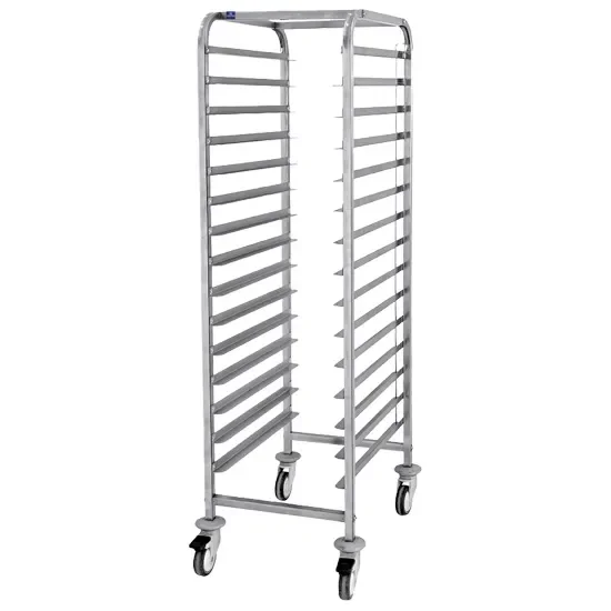 Promotion Chariot pour plaques en 600x400 mm - avec 15 niveaux h=65 mm
