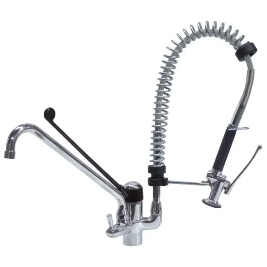 Douche vaisselle mitigeur monotrou à levier long - avec raccord 1/2 Petit Prix