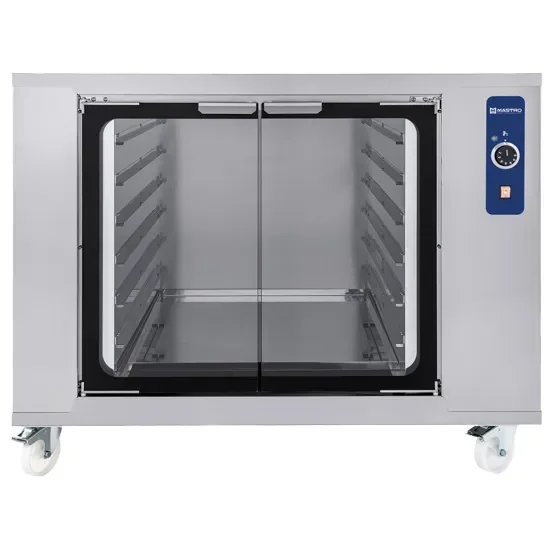 Armoire de fermentation inox sur roues pour fours aif0080-82-83 avec 12 niveaux 600x400 mm Meilleur Prix