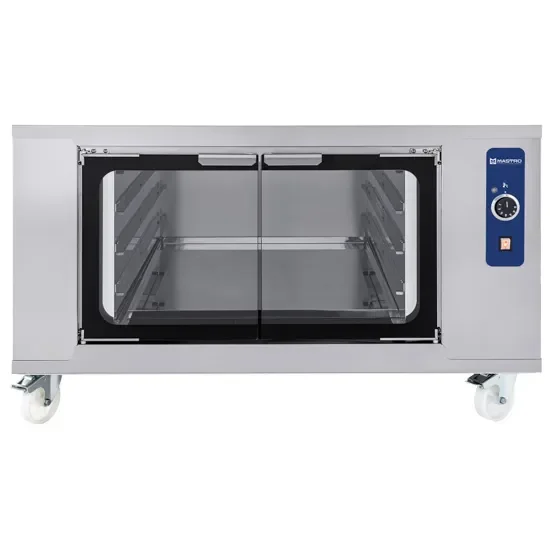 Armoire de fermentation inox sur roues pour fours aif0080-82-83 avec 6 niveaux 600x400 mm Acheter Direct