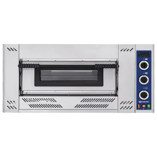 Acheter En Ligne Four à pizza à gaz 1 chambre contrôle mécanique avec 4 pizzas diamètre 300 mm