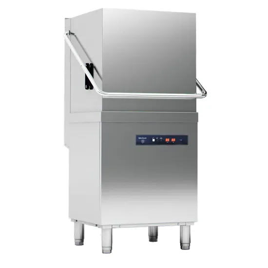 Solde Lave-vaisselle à capot électronique avec doseur détergent et pompe de décharge panier 500x500 mm