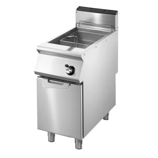 Friteuse gaz sur meuble inox avec 1 cuve 22 l - 20 kw Acheter En Ligne