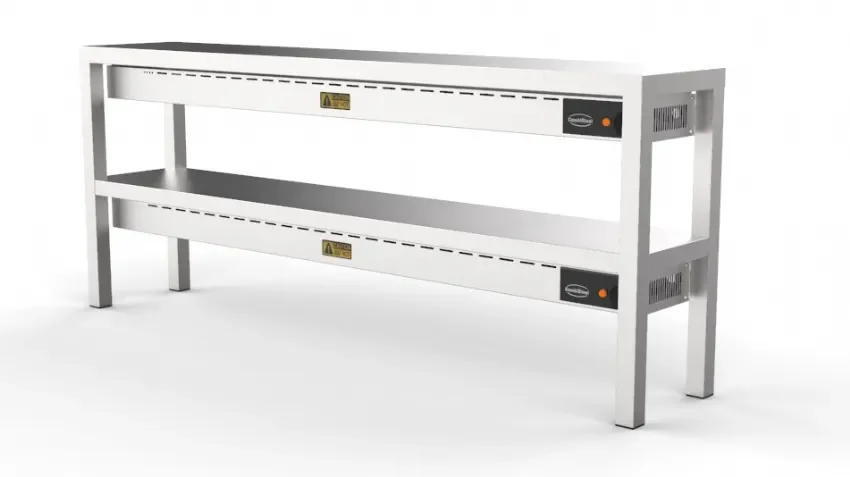 Retour Gratuit Étagère chauffante en céramique 2 niveaux 1800 10 heaters of 250w