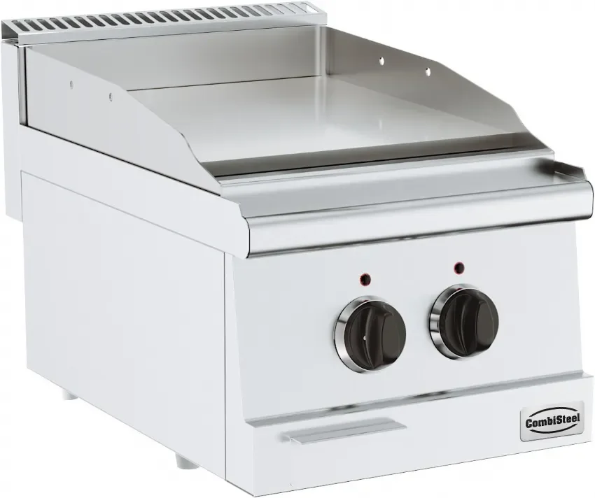Plaques grill a électrique chrome 400x600 Vente Directe