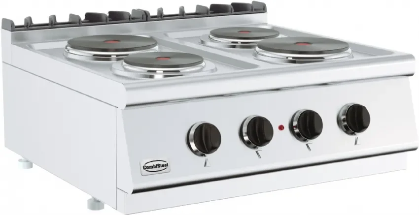 Acheter En Ligne Cuisiniere électrique 4 plaques pro 800x700