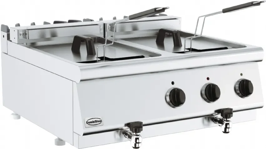 Soldes Friteuse a électrique 2x10l triphasé 800x700