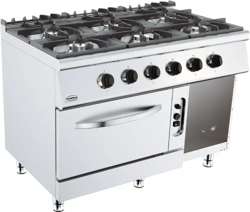 Affaire À Saisir Cuisiniere a gaz professionnelle 6 bruleurs avec four à gaz 1200x700