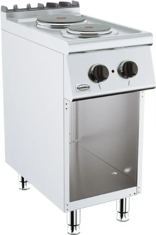 Cuisiniere pro électrique 2 plaques sur coffre 400x700 Offre Du Jour