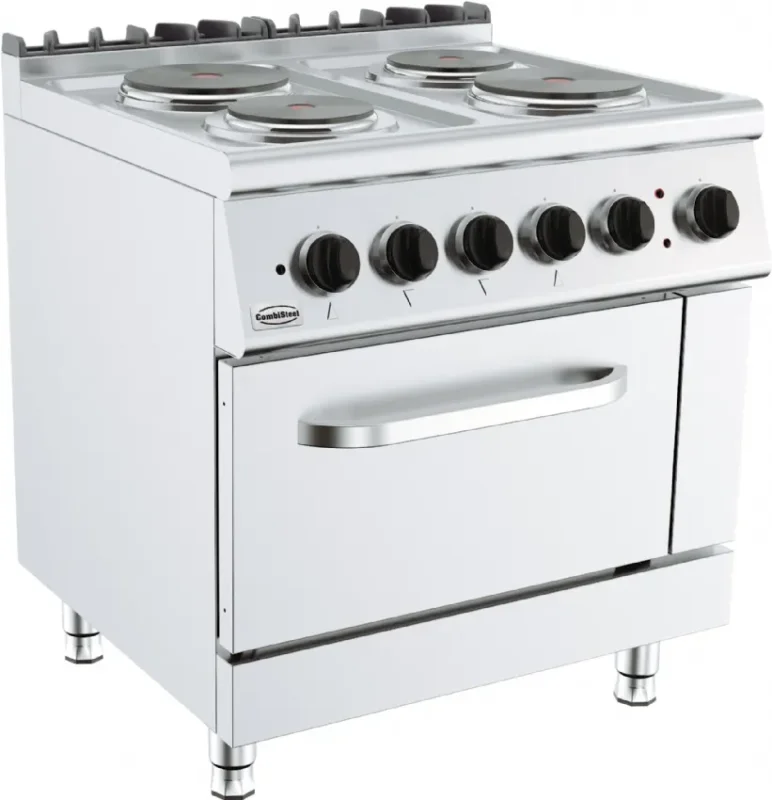 Cuisiniere pro électrique 4 plaques avec four électrique Must-Have