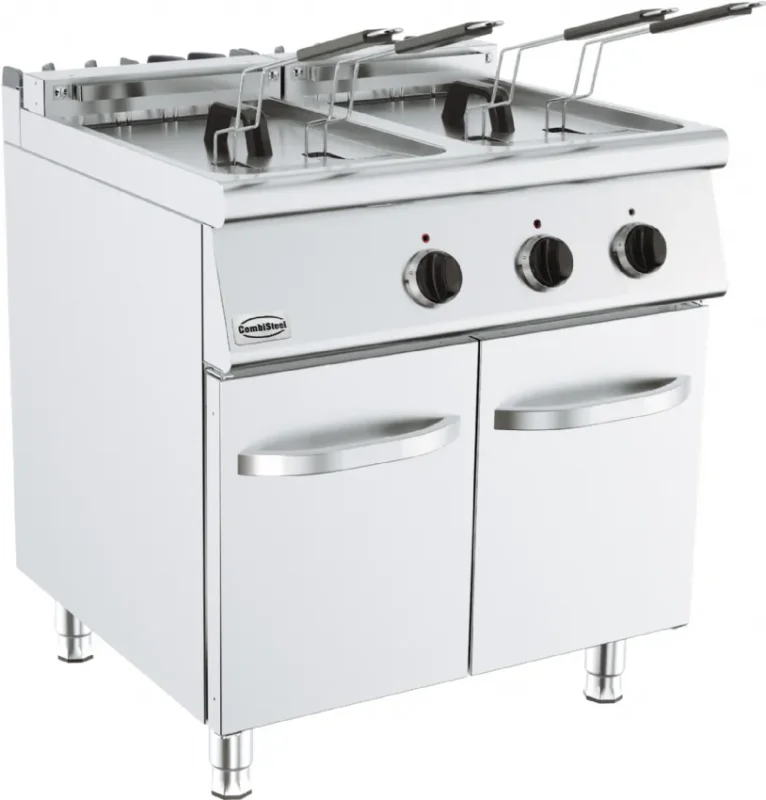 Friteuse professionnelle sur coffre a électrique 2x18l Nouveauté
