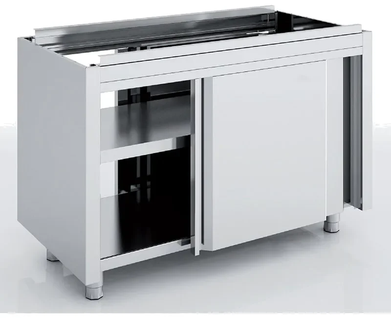 Meuble neutre traversant avec portes coulissantes 1800x700x850 sans dessus Affaire À Saisir