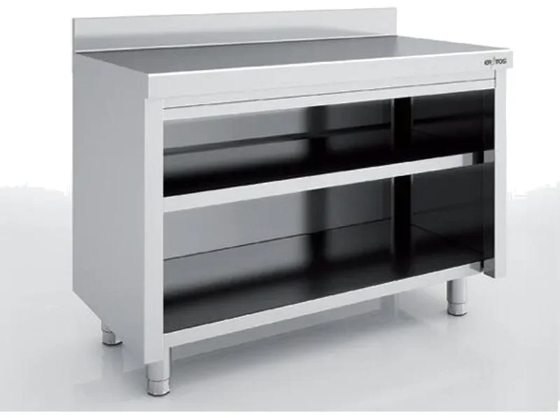 Meuble neutre ouvert en façade 600x600x850 avec dosseret Nouvel Arrivage