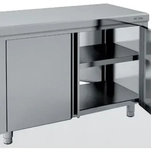 Achat Immédiat Meuble neutre traversant avec portes battantes 2+2 sans dosseret 800x700x850