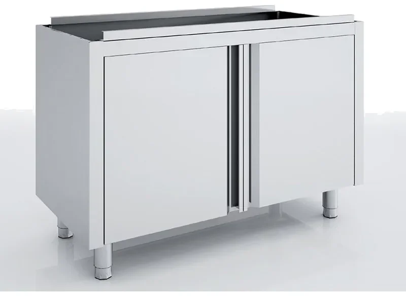 Meuble neutre avec portes battantes 4 sans dessus 2000x600x850 Expédition Rapide