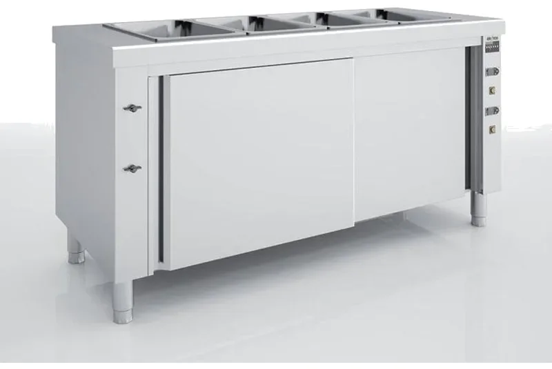 Réduction Meuble bain-marie à eau 4 gn 1/1-200 avec réserve neutre