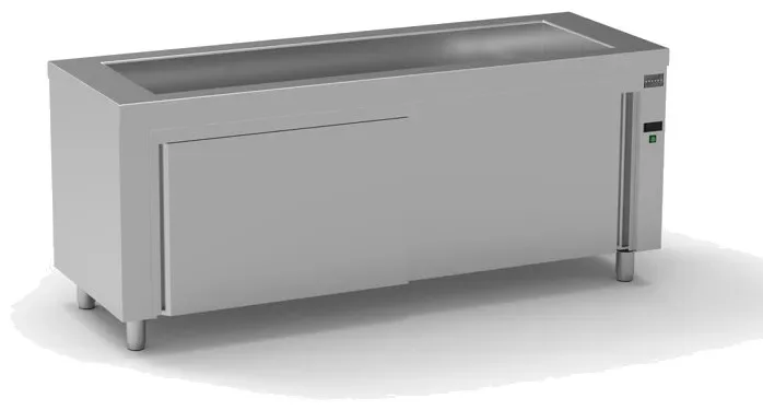 Meuble bain-marie à eau 5 gn 1/1-200 avec réserve neutre Expédition Rapide