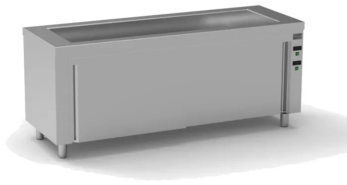 Haute Qualité Meuble bain-marie à eau 5 gn 1/1-200 avec réserve chaude