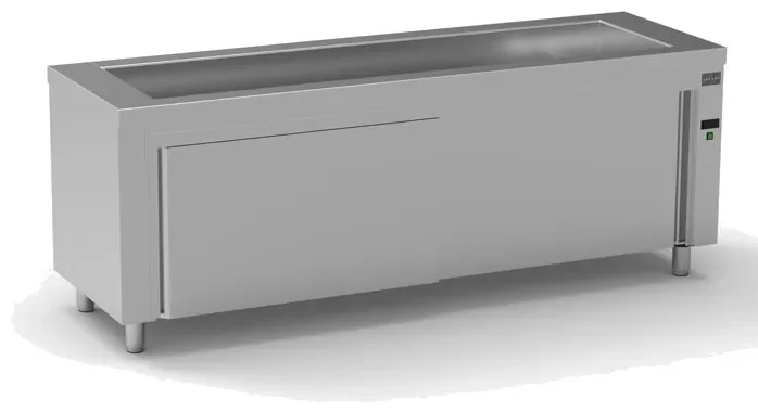 Retour Gratuit Meuble bain-marie sec 6 gn 1/1-150 avec réserve neutre