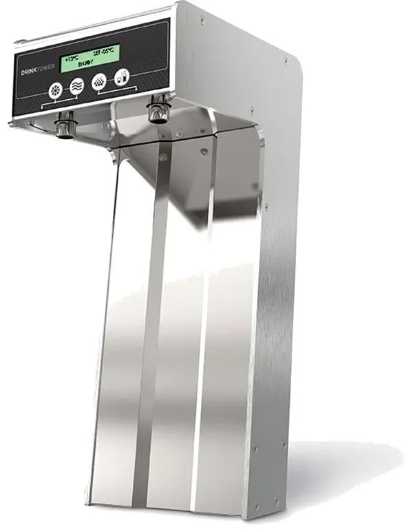 Pas Cher Colonnette électronique en inox 2 sorties pour eau ambiante, froide ou gazeuse