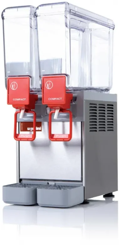 Meilleur Prix Distributeur de boissons froides professionnel compact 2 cuves 8 litres