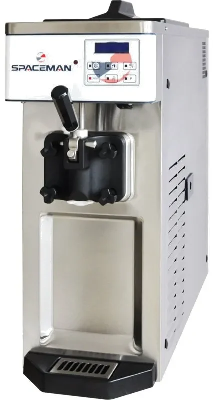 Promotion Saisonnière Machine à glace soft et frozen yogurt professionnel par gravité sur comptoir 1 cuve 8 l