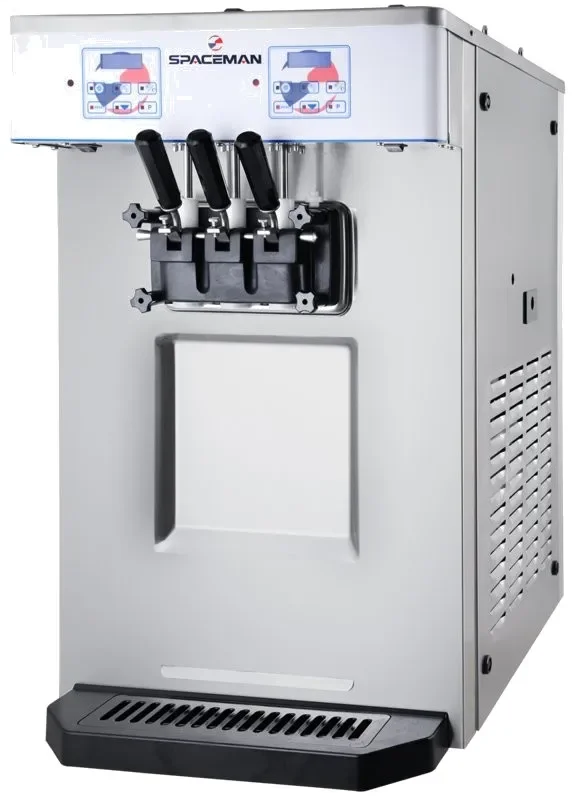 Jusqu’à Épuisement Des Stocks Machine à glace soft et frozen yogurt professionnel par pompe sur comptoir 2x12 l