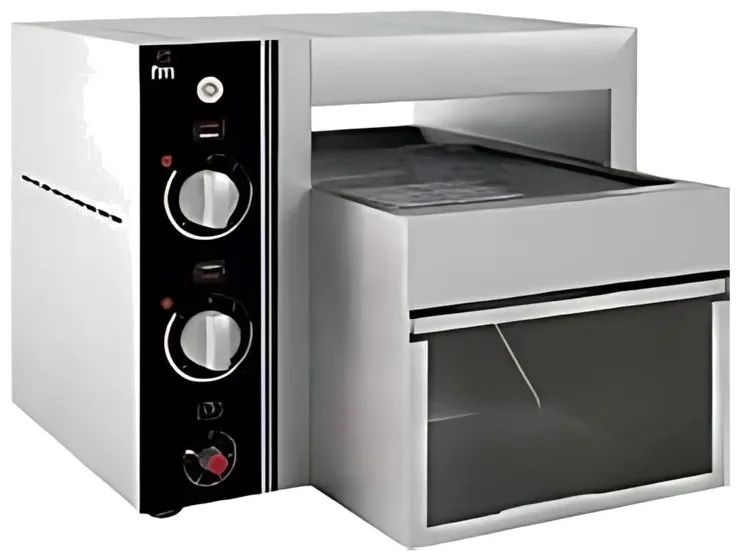 Toaster convoyeur professionnel chargement frontal en inox 2800w 300 toasts/h Bon Marché