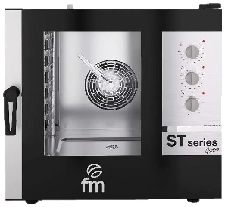 Four mixte professionnel à injection de vapeur 7 niveaux gn1/1 commandes électromécaniques Super Prix