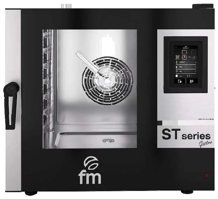 Four mixte professionnel à injection de vapeur 7 niveaux gn1/1 commandes digitales Soldes
