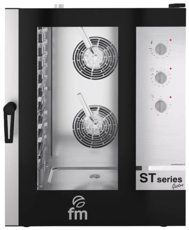 Meilleur Choix Four mixte professionnel à injection de vapeur 11 niveaux gn1/1 commandes électromécaniques