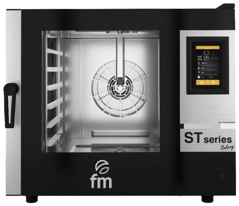 Nouveauté Four mixte triphasé professionnel à injection de vapeur 4 niveaux gn1/1 commandes digitales
