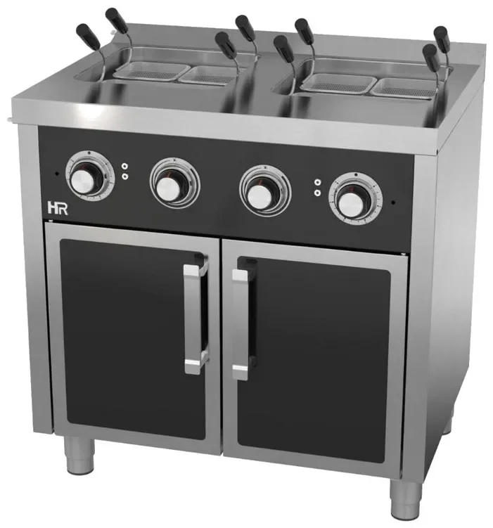 Vente Directe Cuiseur à pâtes professionnel électrique sur placard 25+25 l profondeur 600